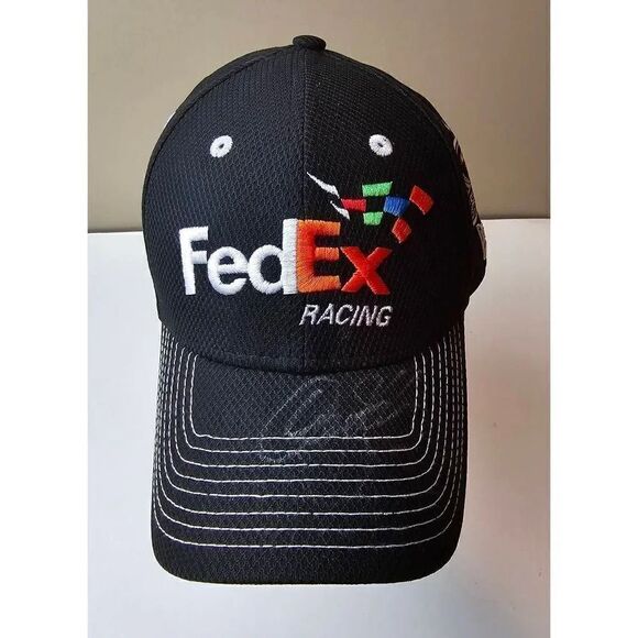 Denny Hamlin signed hat FedEx Racing - Picture 1 of 9